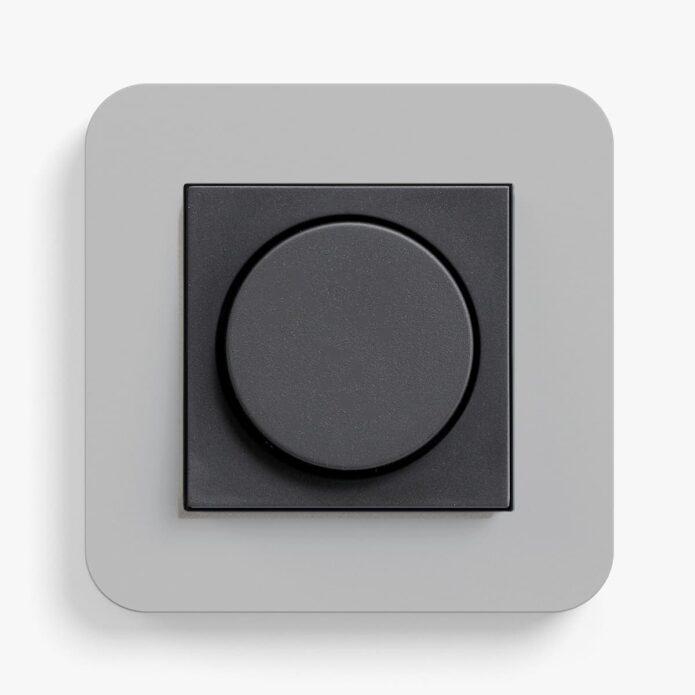 GIRA E3 Dark Grey dimmer switch