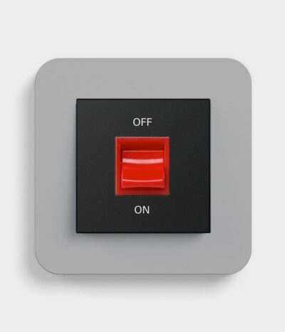 GIRA E3 Mid grey cooker switch