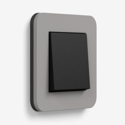 GIRA E3 Mid Grey/Black switch