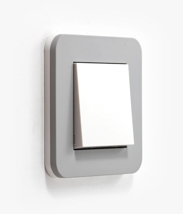 GIRA E3 mid grey light switch