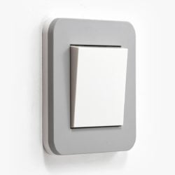 GIRA E3 mid grey light switch