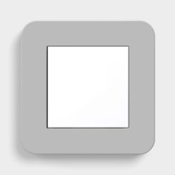 GIRA E3 Mid Grey blanking plate