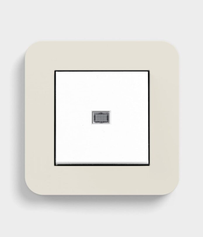 GIRA E3 Sand/White isolator switch