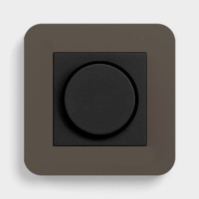 Dimmer from Swtch GIRA E3 Umber/Black Dimmer