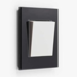 GIRA Esprit Black Glass light switch