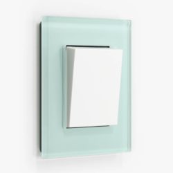 GIRA Esprit Mint Glass light switch