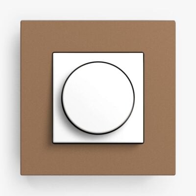 Gira Esprit Linoleum Plywood Light Brown Dimmer