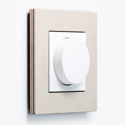 Gira Esprit Linoleum Plywood Light Grey Dimmer