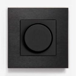GIRA Esprit Black Aluminium Dimmer