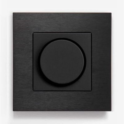 GIRA Esprit Black Aluminium Dimmer