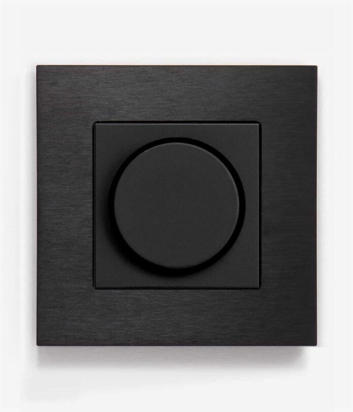GIRA Esprit Black Aluminium Dimmer