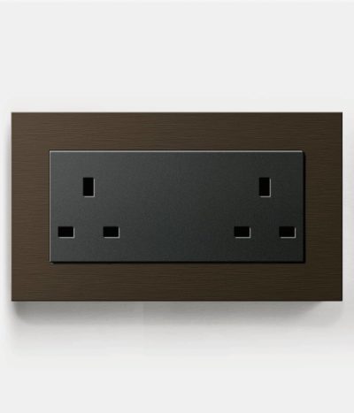 Gira Esprit Bronze double socket