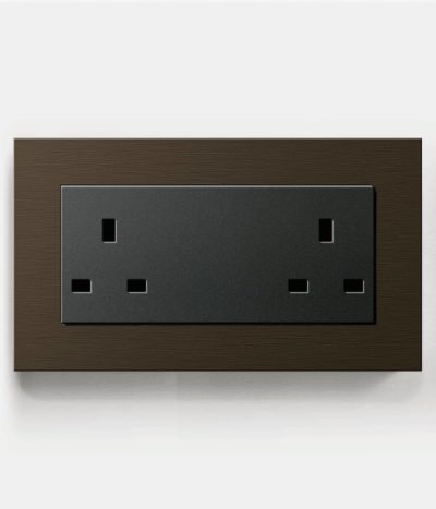 Gira Esprit Bronze double socket