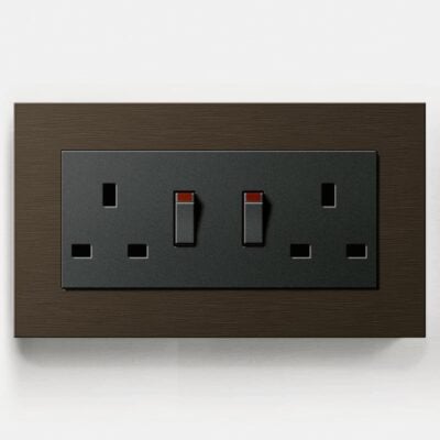 Gira Esprit Bronze double socket