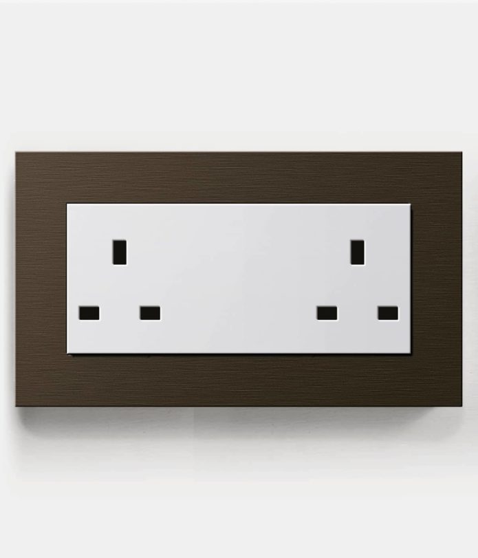 Gira Esprit Bronze double socket