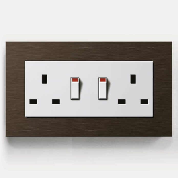 Gira Esprit Bronze double socket