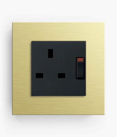 GIRA Esprit Gold plug socket