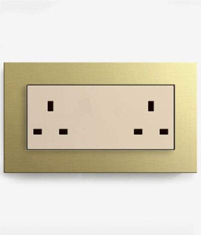 GIRA Esprit Gold plug socket