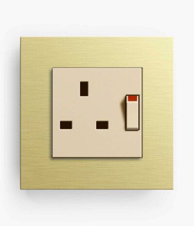 GIRA Esprit Gold plug socket