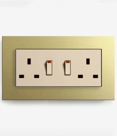 GIRA Esprit Gold plug socket