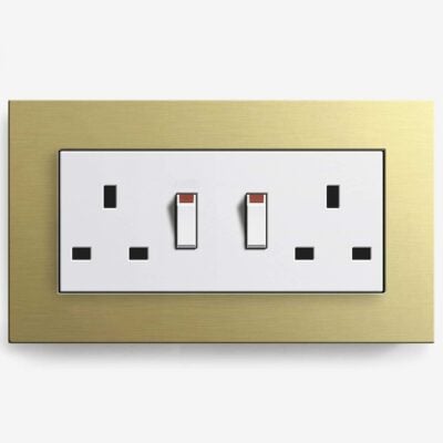 GIRA Esprit Gold plug socket