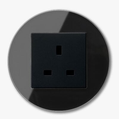 GIRA Studio Black single power socket