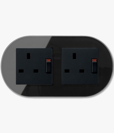 GIRA Studio Black double power socket