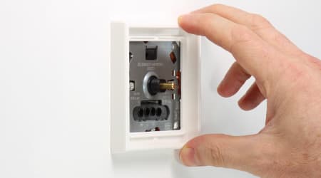 Jung LS 990 Cream Rotary Dimmer from Swtch Jung LS 990 Cream Rotary Dimmer from Swtch