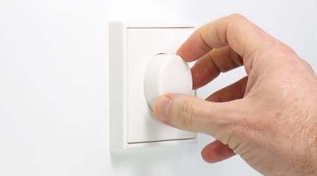 Jung LS 990 Cream Rotary Dimmer from Swtch Jung LS 990 Cream Rotary Dimmer from Swtch