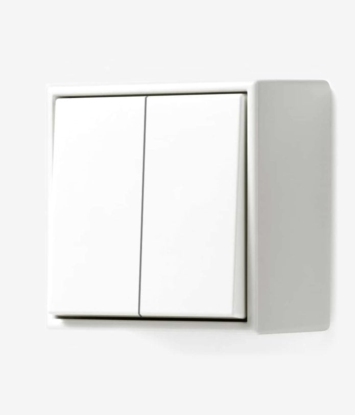 Jung LS 990 CUBE surface mounted light switch