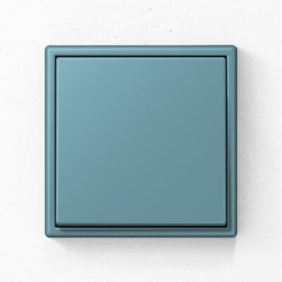 Jung LS990 light switch in Cerulean Blue 32031