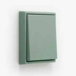 Jung Les Couleurs de Le Corbusier 32041 green light switch