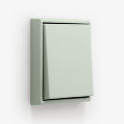 Jung Les Couleurs de Le Corbusier 32042 green light switch