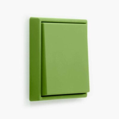 Jung Les Couleurs de Le Corbusier 32051 green light switch