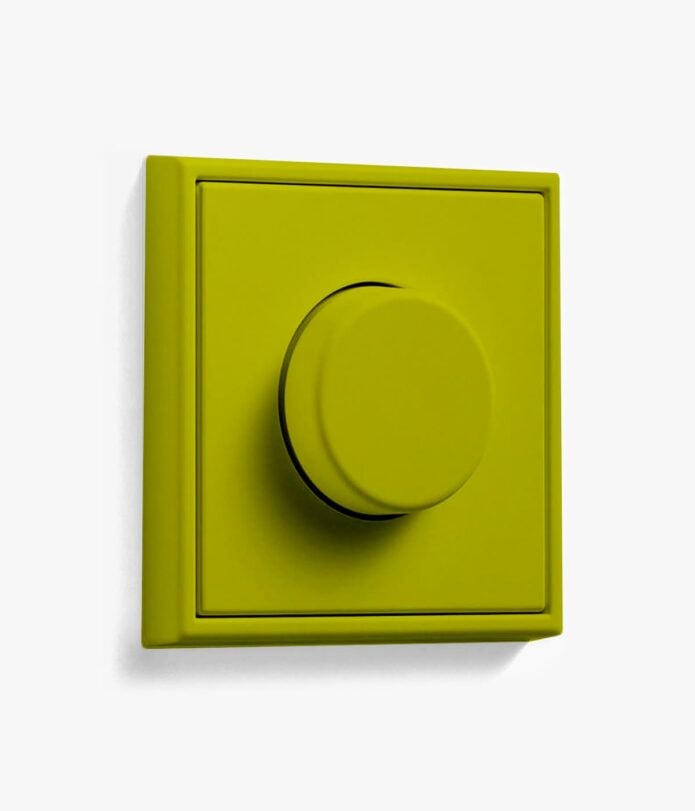 Jung LS990 Les Couleurs Vert Olive Vif dimmer switch