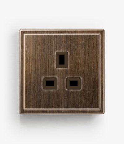 Jung LS990 Antique Brass single socket