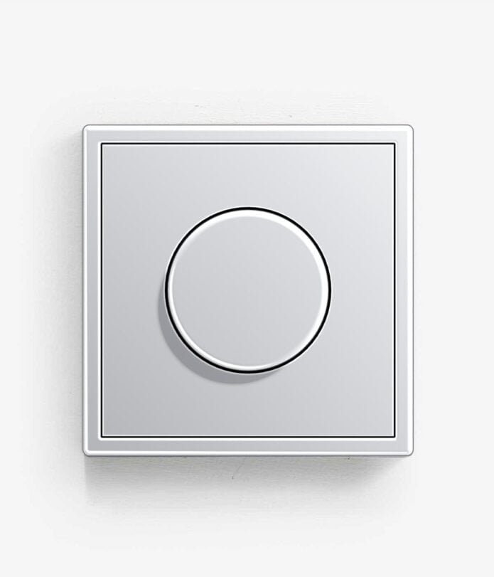 Jung LS990 Aluminium dimmer switch