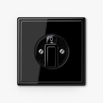 Jung LS990 Black 3-speed fan controller