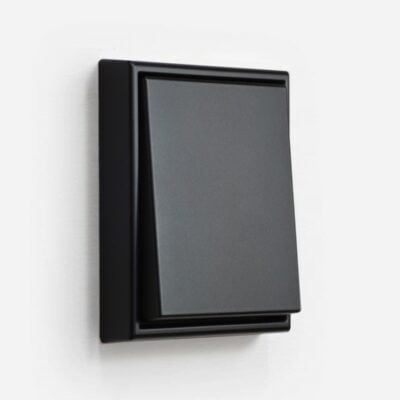 Jung LS990 light switch in matt black