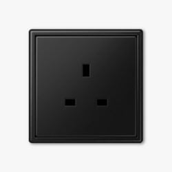 Jung LS 990 Matt Black socket