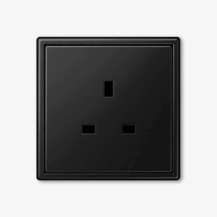 Jung LS 990 Matt Black socket