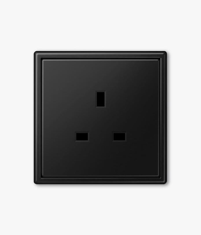 Jung LS 990 Matt Black socket