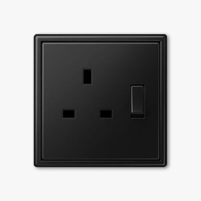 Jung LS 990 Matt Black socket