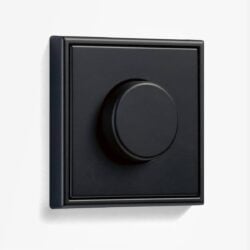 Jung LS990 dimmer switch in matt black