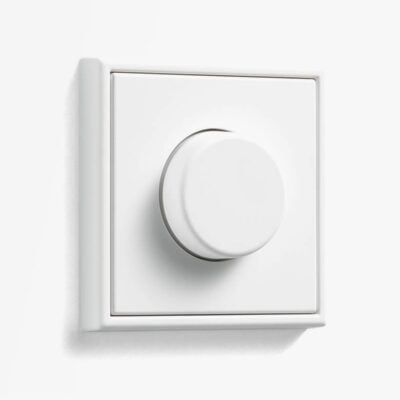 JUNG LS 990 Dimmer in matt white