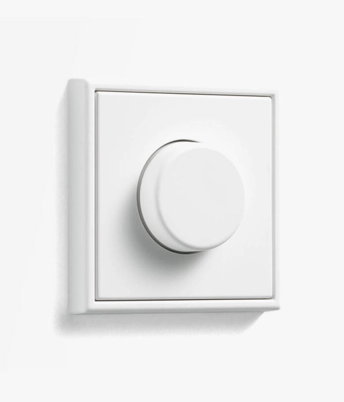 JUNG LS 990 Dimmer in matt white