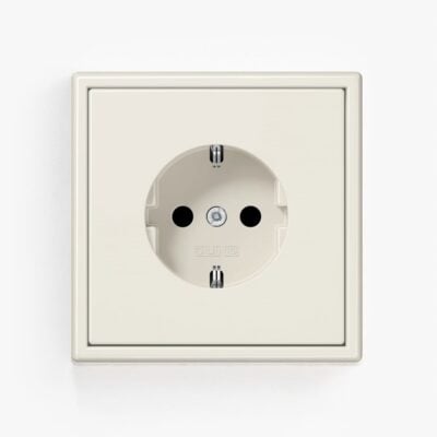 Jung LS 990 Cream Euro Sockets