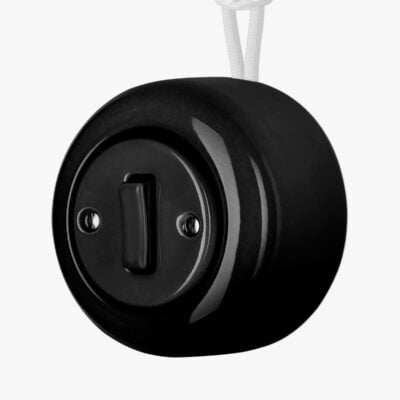 Ceramics from Swtch Katy Paty black surface-mounted light switch