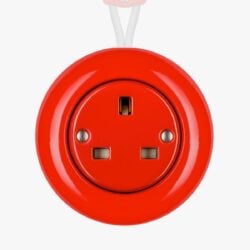 Katy Paty Colona Surface Mounted red plug socket