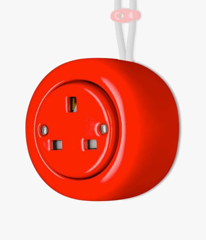 Katy Paty Colona Surface Mounted red plug socket